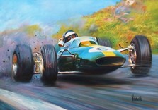 050 Jim Clark sobre el lotus 33