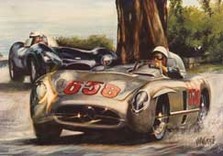 022 Fangio, con mercedes en la XXII Mille Miglia